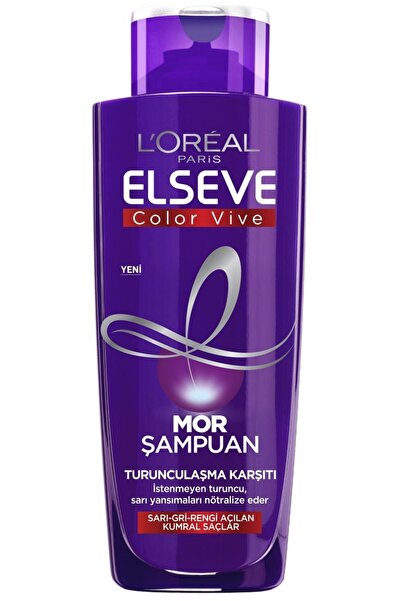 ELSEVE L'Oréal Paris Elseve Turunculaşma Karşıtı Mor Şampuan 200Ml