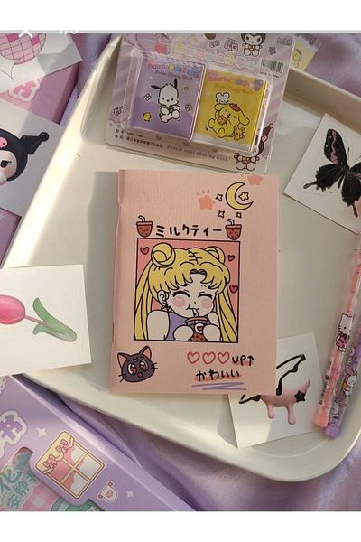 Lilaryum Mini Anime Notebook
