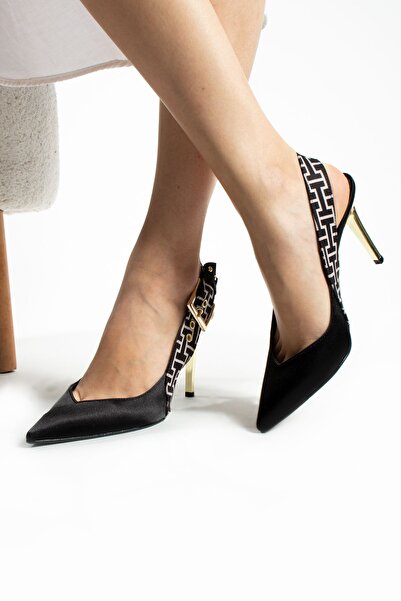 ZENNESHOES Etta Women's Evening Dress Heeled Belted Shoes