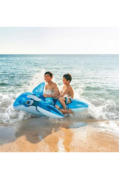 Intex 152x114 cm Whale Blue Inflatable Whale - Children's Sea and Pool Rider