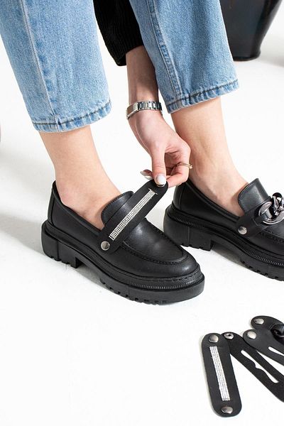 ZENNESHOES Pantofi de damă Kristen din piele neagră