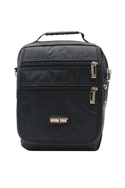 SEVENTEEN Men's Black Cross Shoulder Bag