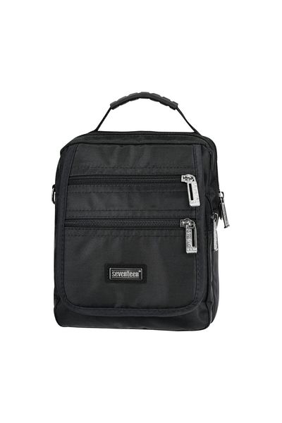 SEVENTEEN Unisex Μαύρη τσάντα χεριών και ώμου St4