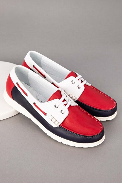 Gondol Kadın Içi Dışı Hakiki Deri Esnek Hafif Rahat Loafer Ell.7005