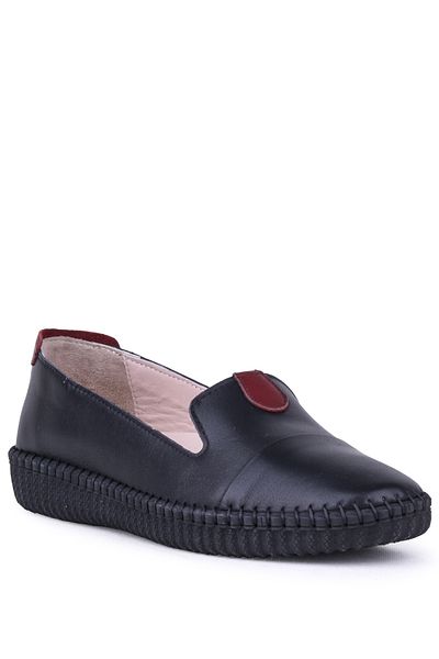 Ghattix Pantofi damă balerina din piele naturală Feraz