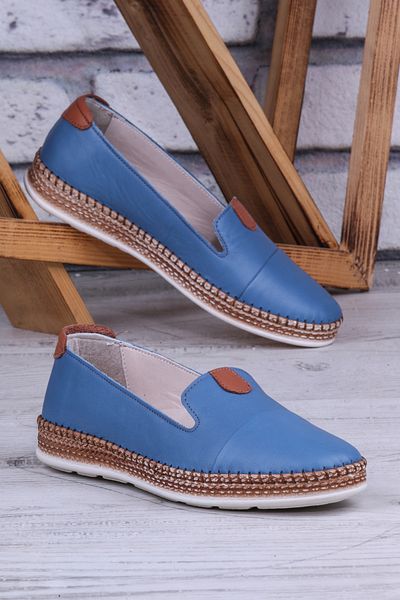 Ghattix Pantofi damă balerina din piele naturală Feraz