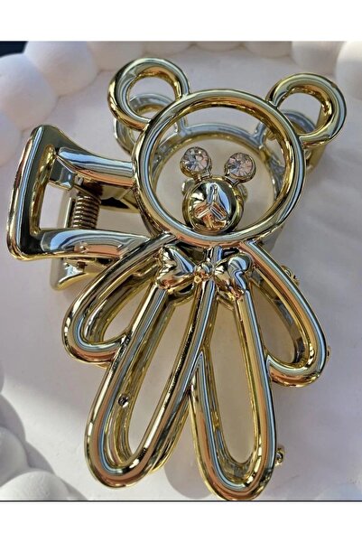 ZNS Accessories مشبك ربط حجري على شكل دمية دب