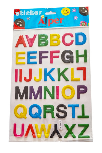 Modellino Kabartma Sticker Etiketler 30x17cm Emoji Kalp Hayvanlar Bayrak Meyveler Smiley Kuşlar Kelebekler