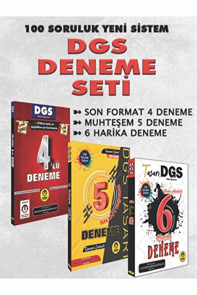 Tasarı Yayıncılık 2026 _ Dgs Deneme Seti 3'lü