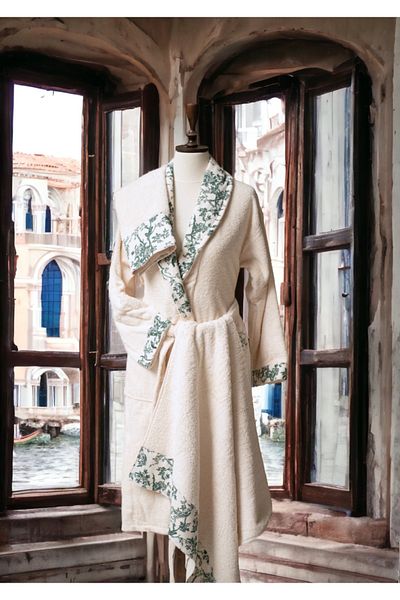 Minteks Green Women's Barrobe Set - 3-Piece Barrobe Set