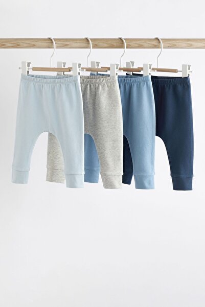 Next Baby Cotton Blue Navy Blue 4Piece Tracksuit Bottom