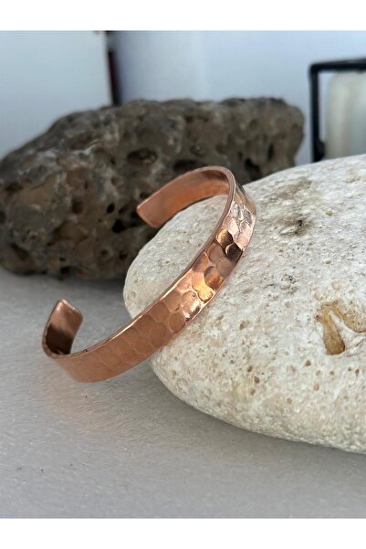 KAVELE Saf Dövme Bakır Bileklik Şans Bilekliği Arkası Ayetli İhlas Felak Nas Ayetel Kürsi Süleyman Mührü