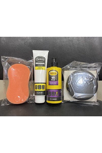 Farecla El İle Uygulama Çizik Giderici ve Parlaklık Verici Pasta Cila Seti