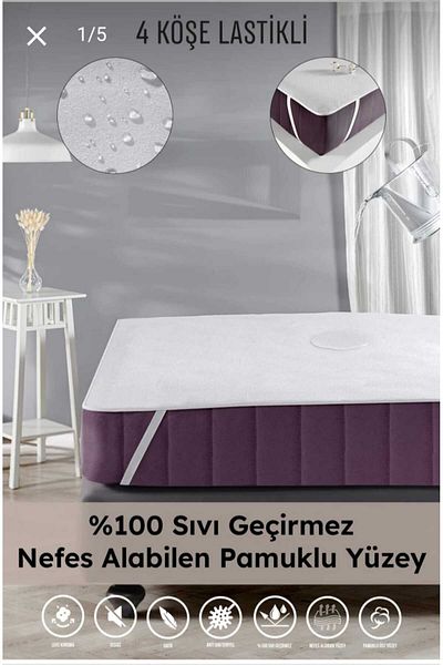 AYHOME مجموعة Dıvan Home - ملاءة سرير مزدوجة مقاس 150x200 سم