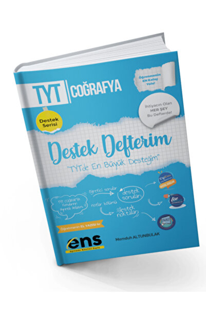 Ens Yayıncılık ENS TYT Coğrafya Destek Defterim