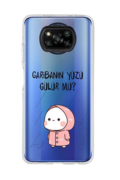 SUPER FRAME Poco X3 PRO / X3 NFC Uyumlu Garibanın Yüzü Gülür mü? Tasarımlı Şe...