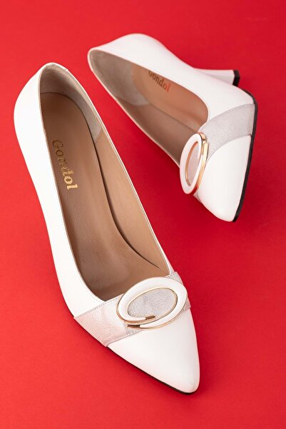 Gondol Kadın Hakiki Deri Stiletto Ayakkabı Ast.6201