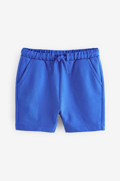 Next Baby Low Cotton Blue 3 Piece Shorts Set
