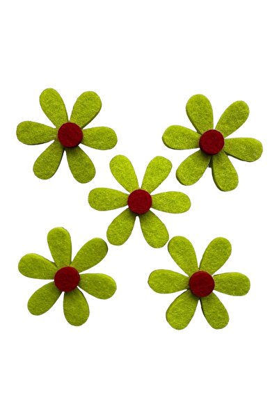 kalben accessories 20 قطعة من شخصيات الزهور اللباد - 4 سم، مادة اللباد