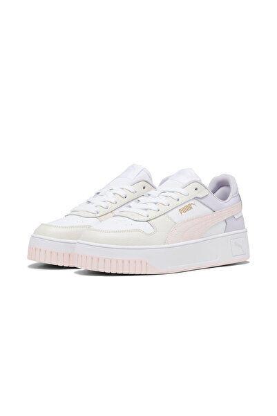 Puma Carina White Γυναικεία Sneaker - Καθημερινά αθλητικά παπούτσια για περπάτημα