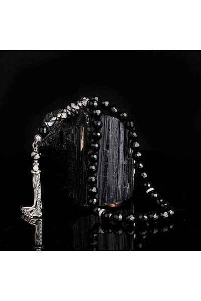 Tesbihsepetim Zircon Stone Uluş Tasseled Onix Rosary
