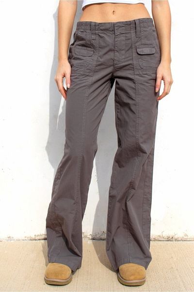 september island Anthracite Color Y2k Cargo Pants
