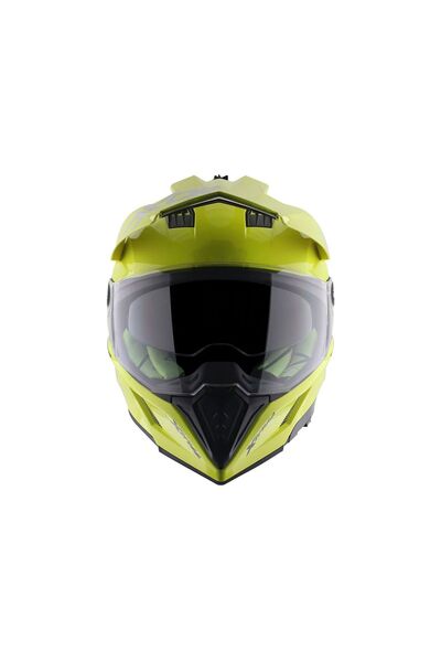 AXOR XCROSS DUAL VİZÖR  FULL FACE  PARLAK  SARI    (S/C)-