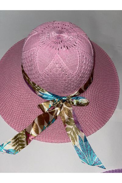 C&Z PINK Wide Women's Beach Hat