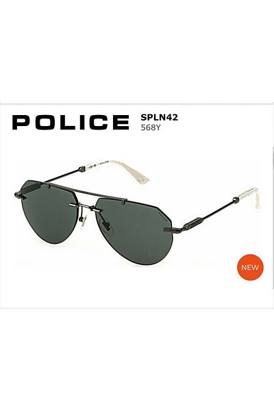 Police SPLN 42 568Y - 53-19-145 Model Sunglasses