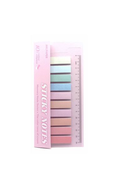 sibga tasarım Colored Paper Postit Post-it Post ItBookmark Bookmark Postit Sticker Note Paper 200 Sheets