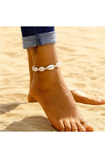 Hazeran accessories Deniz Kabuklu İpli Halhal