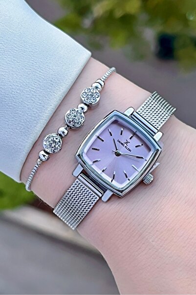 Daniel Klein Kadranı Pembe Kordonu Metalik Renk 2 Yıl Garantili Kadın Kol Saa...