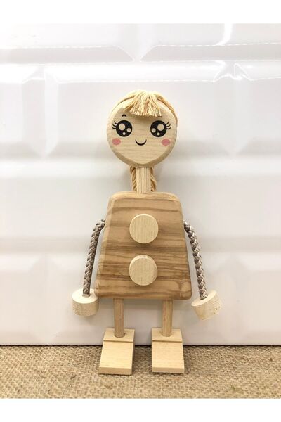 OBİDEV لعبة طفلة خشبية