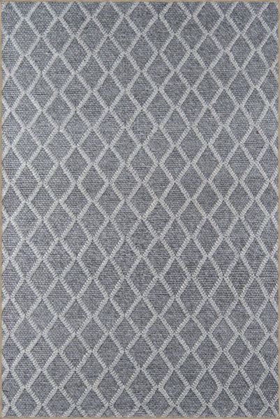 Rugs Modern Halı سجادة زخرفية مخططة هندسية من Pofidik Argyle باللون الأزرق وس...