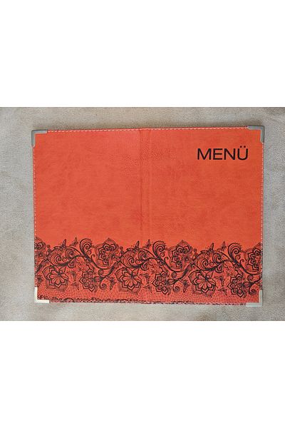 ankara menü A5 Menu - Transparent Acidate Design