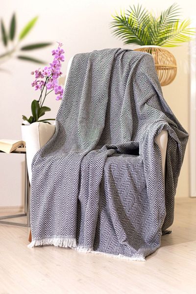 Tabu Home Woven Cozy Comfort Black TV Cover