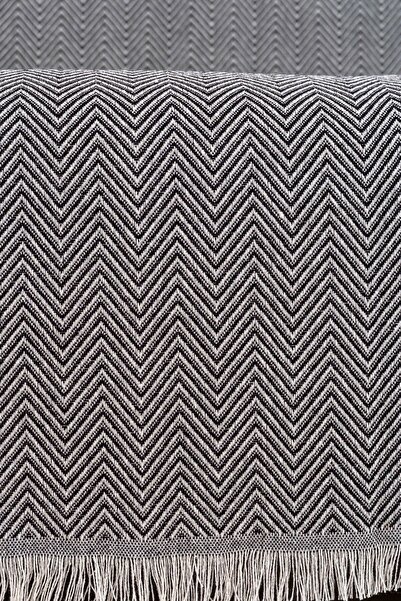 Tabu Home Woven Cozy Comfort Black Sofa Cover