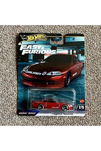 HOT WHEELS Premium Fast and Furious Tokyo Drift Falken Toyota Soarer 1/64 Koleksiyonluk Oyuncak Araba Modeli