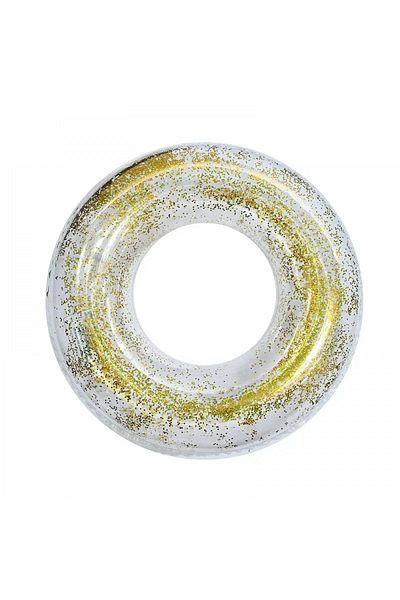 OYUNCAK STORE 60 cm Glittery and Shimmery Imported Quality Bagel for Sea and Pool