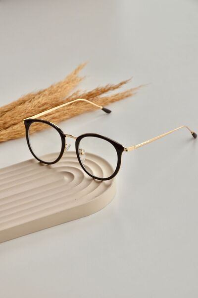 LOOKUP NEW Blue Round Oval Unisex Glasses - Light Protection, New Season Blue...