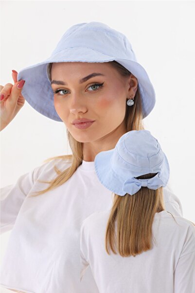 Ritagarcia Baby Blue Bucket Καπέλο με φιόγκο