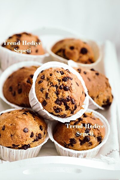 Trend Hediye Sepeti 50'li Beyaz Muffin Kek Kalıbı , Cupcake Muffin Kağıdı 50x...