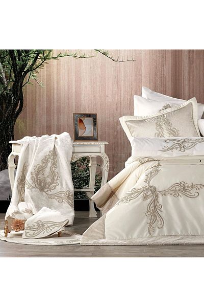 Antepiş Home Premium Cappuccino Tiara 20 Piece Dowry Set