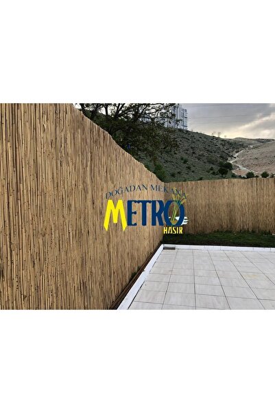 Doğadan Mekana Metrohasır 2m X 5m Doğal Bambu -bahçe Çiti - Gölgelik Hasır