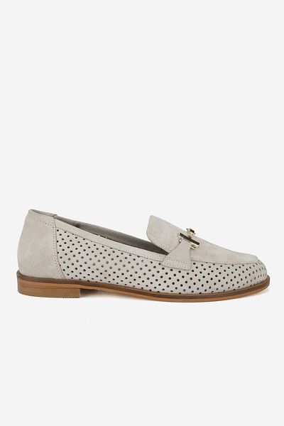 TUNAELLİ PANTOFI DE FEMEIE BEJ PIELE NATURALĂ PIELE NATURALĂ CU CATARAMĂ MĂRIMEA 36-41