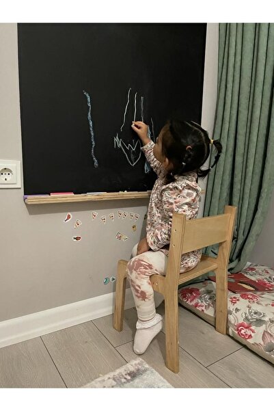 RU-BİSHOP Montessori Çocuk Sandalyesi - Ahşap Sandalye (1 ADET SANDALYE)