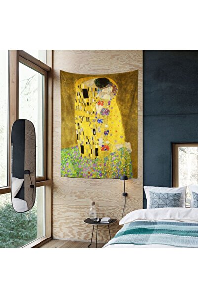 PASAJ HOME Gustav Klimt The Kiss Duvar Örtüsü