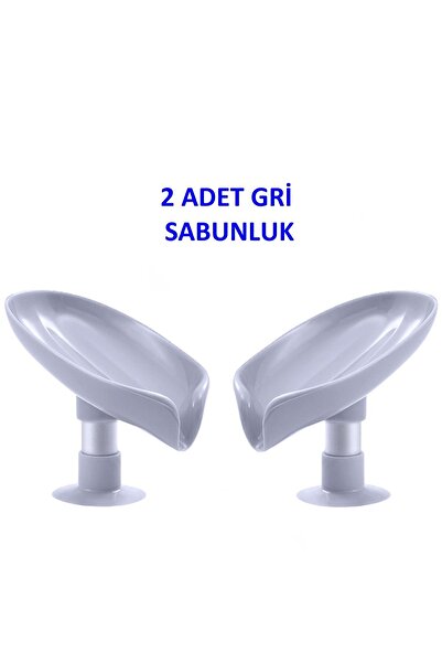 CNGZSHOP Pratik Vantuzlu Su Giderli Sabunluk  Su Tutmaz Katı Sabunluk 2 Adet