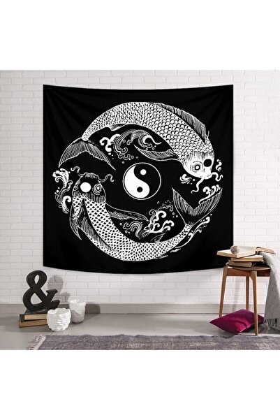 PASAJ HOME Yin Yang Koi Duvar Örtüsü