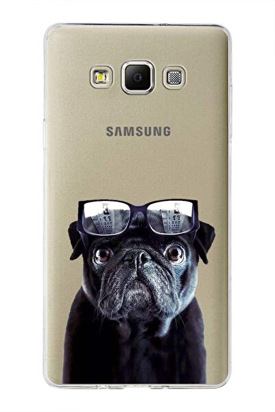 PrintiFy Compatible with Samsung Galaxy A7 1mm Slim Fit Dog 3 050F Printed Tr...